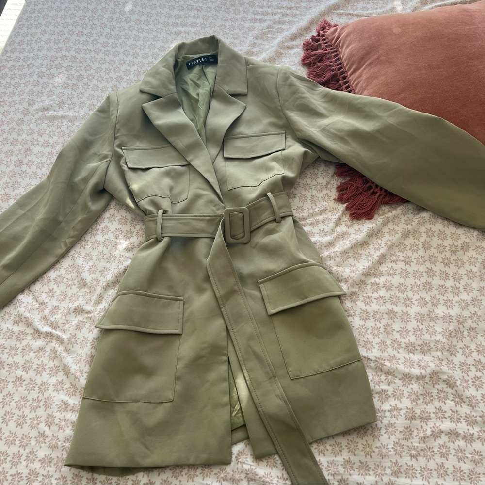 Belted blazer/dress
